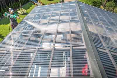 High Level Access Pressure Cleaning